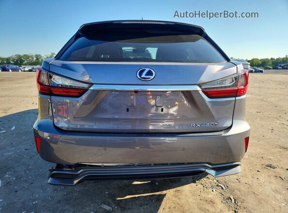 2T2BGMCA2JC026098 2018 LEXUS RX Gray Вид ззаду