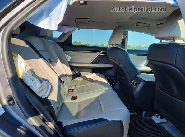 2T2BGMCA2JC026098 2018 LEXUS RX Gray Вид задньої частини салону
