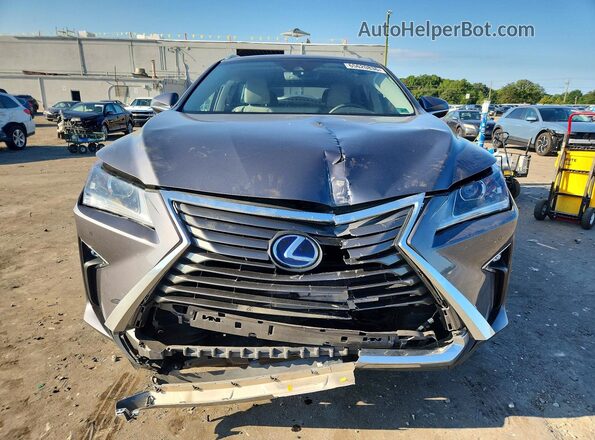 2T2BGMCA2JC026098 2018 LEXUS RX Gray Вид спереду