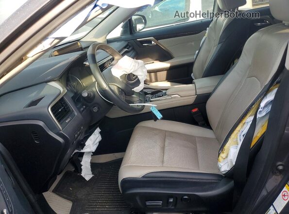 2T2BGMCA2JC026098 2018 LEXUS RX Gray Вид салону спереду
