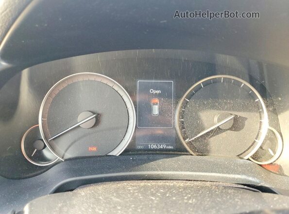 2T2BGMCA2JC026098 2018 LEXUS RX Gray Вид щитка приладів