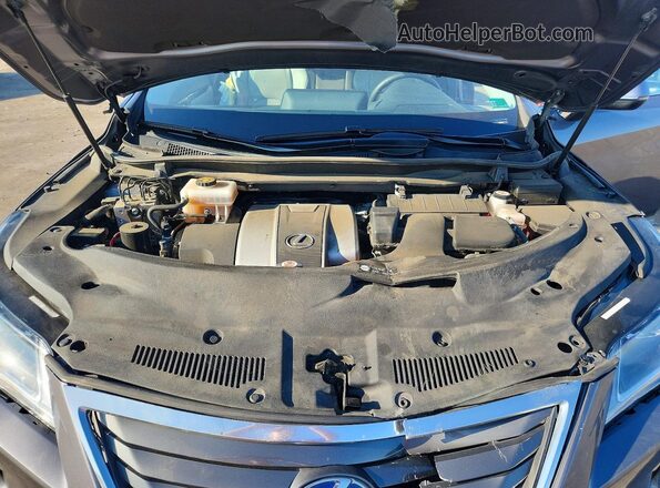 2T2BGMCA2JC026098 2018 LEXUS RX Gray Вид підкапотного простору