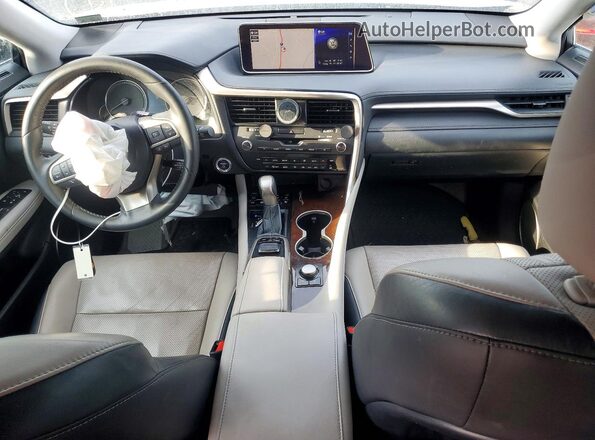 2T2BGMCA2JC026098 2018 LEXUS RX Gray Вид панелі приладів