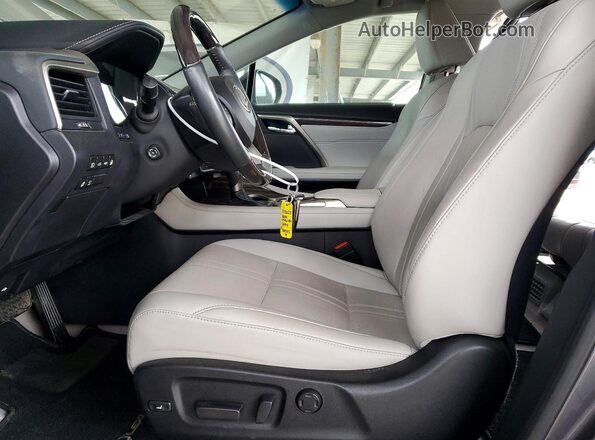 2T2BGMCA2KC042593 2019 LEXUS RX Gray Vista interior delantera