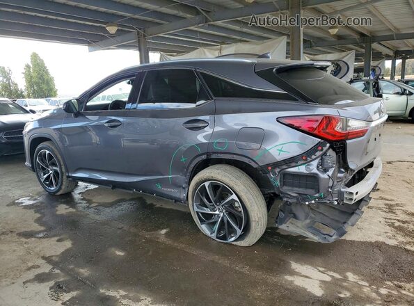 2T2BGMCA2KC042593 2019 LEXUS RX Gray Trasero izquierdo