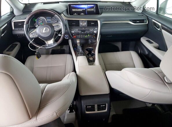 2T2BGMCA2KC042593 2019 LEXUS RX Gray Vista del salpicadero