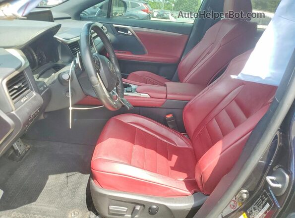 2T2BGMCA4JC023722 2018 LEXUS RX Черный Вид салона спереди