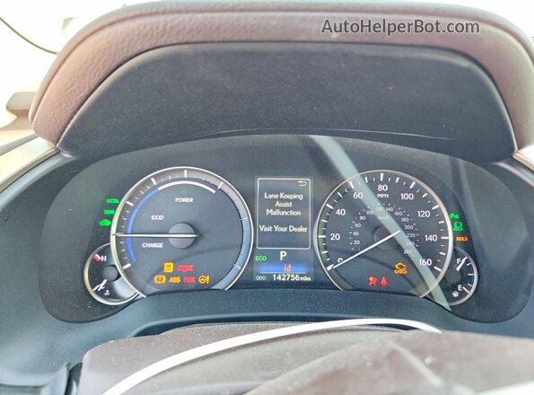 2T2BGMCA5HC009483 2017 LEXUS RX Gray Widok zestawu wskaźników