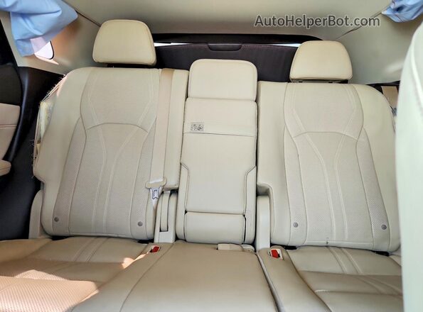 2T2BGMCA5HC009483 2017 LEXUS RX Gray Widok tylnych siedzeń