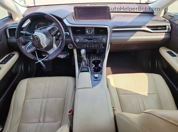2T2BGMCA5HC009483 2017 LEXUS RX Gray Widok deski rozdzielczej