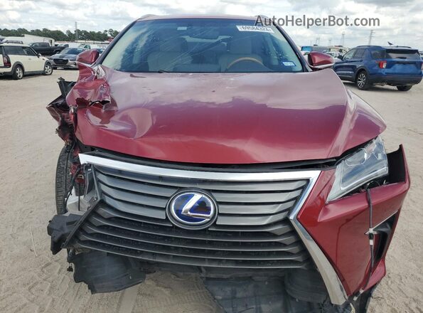 2T2BGMCA6GC008258 2016 LEXUS RX Red Вид спереду