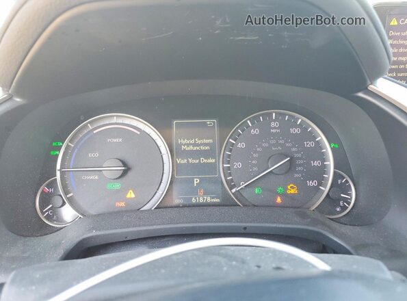 2T2BGMCAXKC033009 2019 LEXUS RX Gray Սարքավորումների վահանակի տեսք