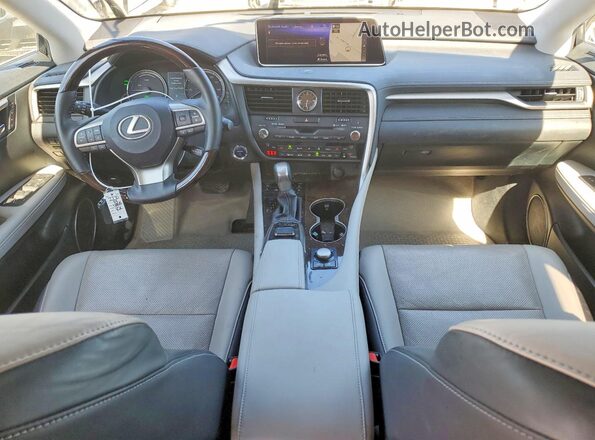 2T2BGMCAXKC033009 2019 LEXUS RX Gray Առջևի վահանակի տեսք