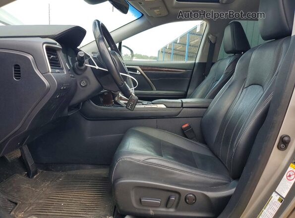 2T2BZMCA0HC060917 2017 LEXUS RX Silver წინა სალონის ხედი
