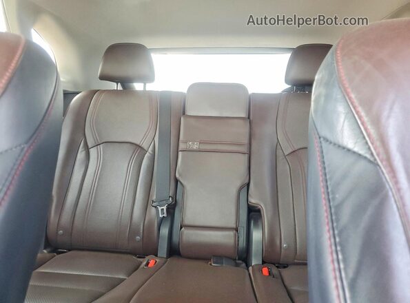 2T2BZMCA2HC070705 2017 LEXUS RX White Rear seats view