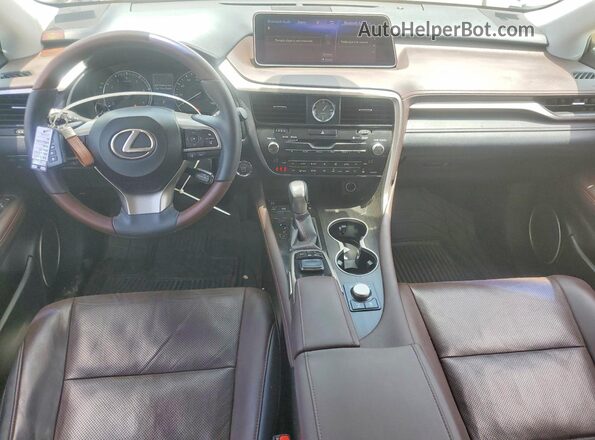 2T2BZMCA2HC070705 2017 LEXUS RX White Dashboard view