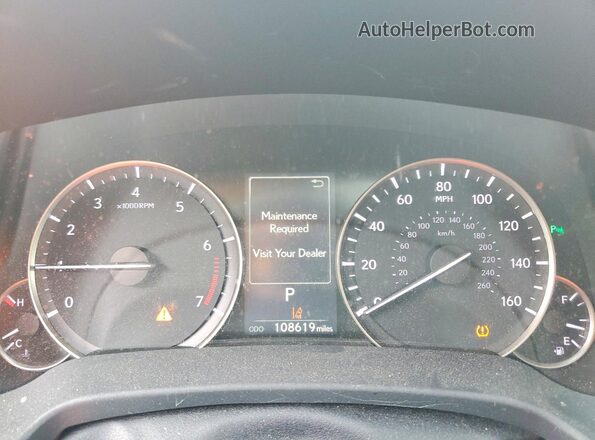 2T2BZMCA3GC016067 2016 LEXUS RX Black Widok zestawu wskaźników
