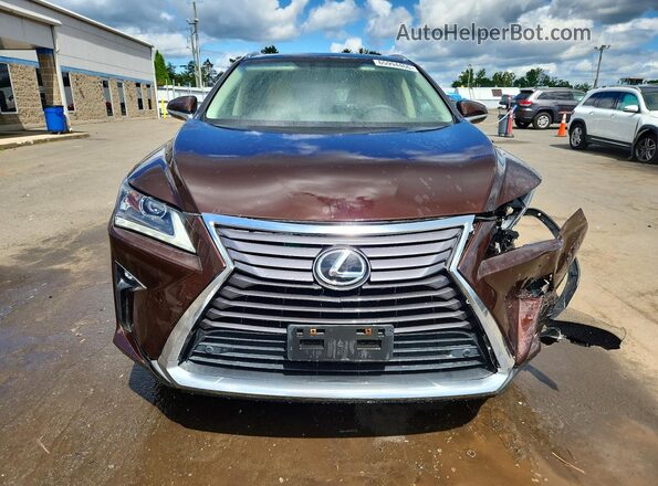 2T2BZMCA3GC016795 2016 LEXUS RX Brown Вид спереду