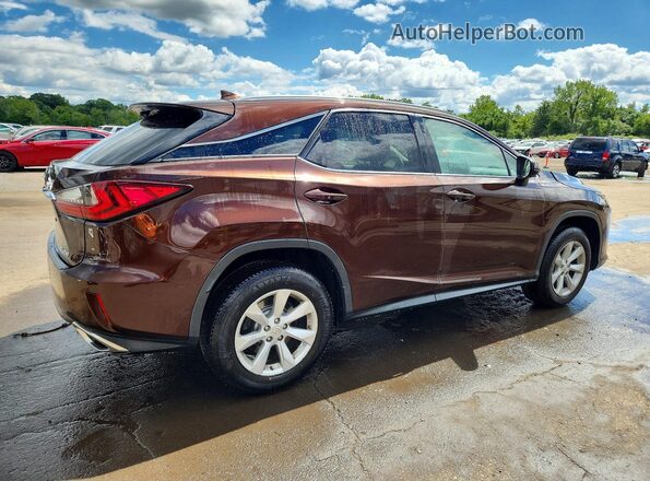 2T2BZMCA3GC016795 2016 LEXUS RX Brown Задня права чверть