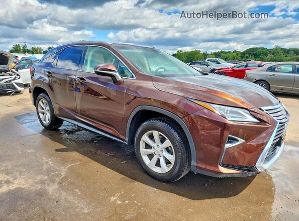 2T2BZMCA3GC016795 2016 LEXUS RX Brown Передня права чверть
