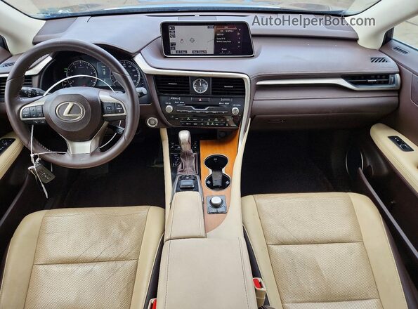 2T2BZMCA3GC016795 2016 LEXUS RX Brown Вид панелі приладів