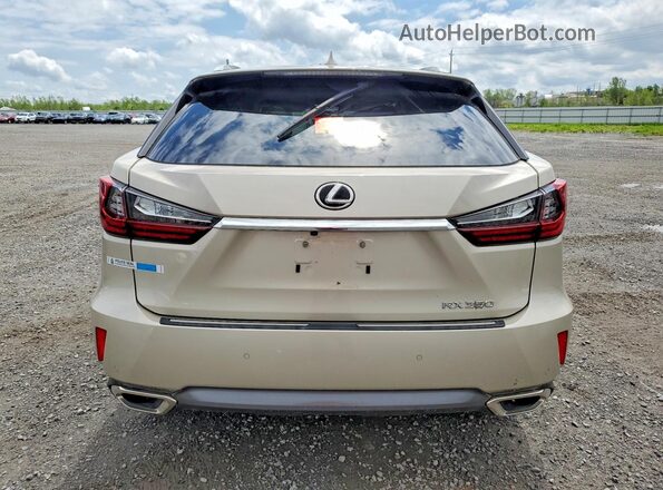 2T2BZMCA5JC158508 2018 LEXUS RX Cream Vista trasera