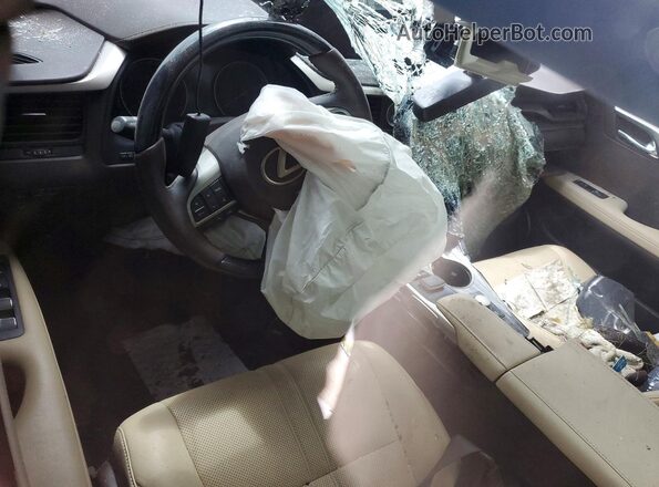 2T2BZMCA5JC158508 2018 LEXUS RX Cream Vista del salpicadero