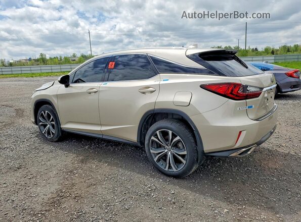 2T2BZMCA5JC158508 2018 LEXUS RX Cream Trasero izquierdo