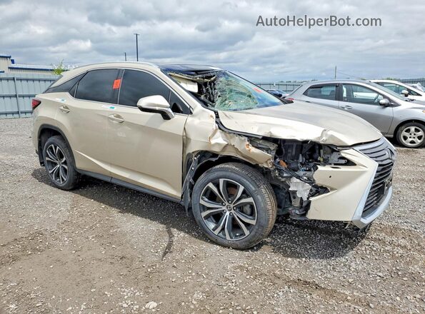 2T2BZMCA5JC158508 2018 LEXUS RX Cream Delantero derecho