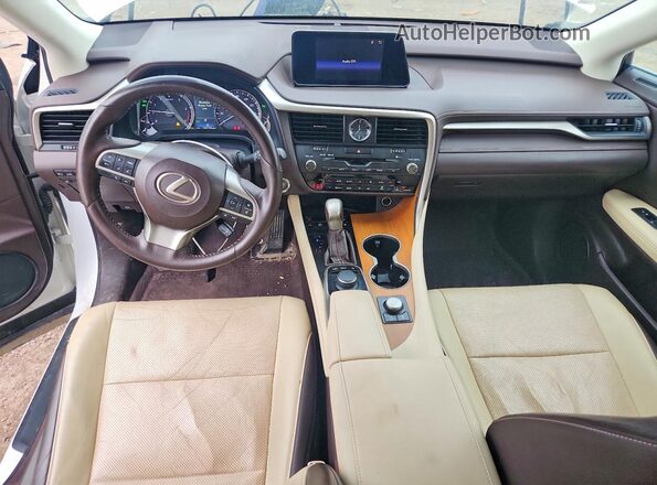 2T2BZMCA6HC129853 2017 LEXUS RX White Вид панелі приладів