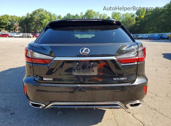 2T2BZMCA9GC046920 2016 LEXUS RX Black Вид ззаду