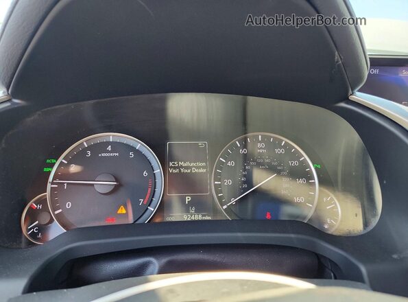 2T2BZMCA9HC054498 2017 LEXUS RX Серебряный Вид щитка приборов