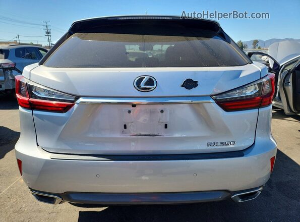 2T2BZMCA9HC054498 2017 LEXUS RX Серебряный Вид сзади