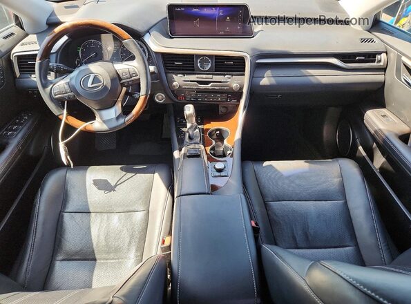 2T2BZMCA9HC054498 2017 LEXUS RX Серебряный Вид панели приборов