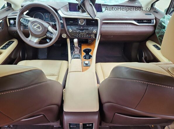 2T2BZMCAXHC088949 2017 LEXUS RX Белый Вид панели приборов