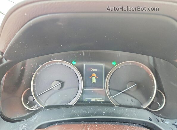 2T2BZMCAXHC088949 2017 LEXUS RX Белый Вид щитка приборов