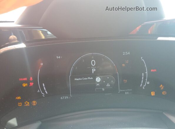 2T2GGCEZ9SC071043 2025 LEXUS NX Gray Вид щитка приладів