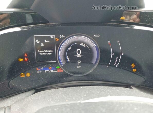 2T2GKCEZ2SC040182 2025 LEXUS NX Серый Вид щитка приборов