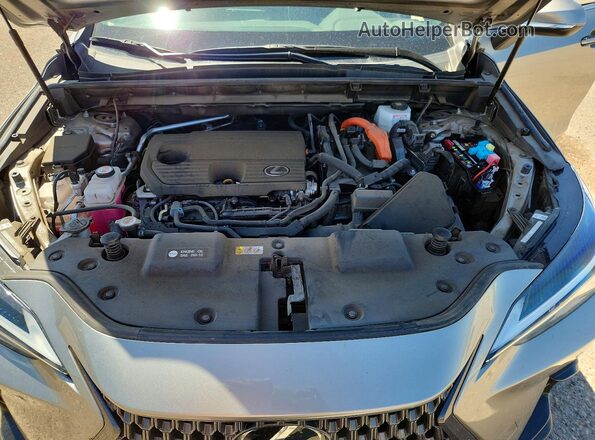 2T2GKCEZ8NC003156 2022 LEXUS NX Silver Engine compartment view