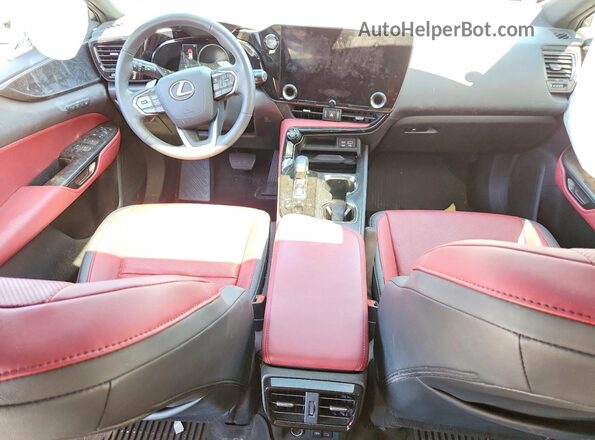 2T2GKCEZ8NC003156 2022 LEXUS NX Silver Dashboard view
