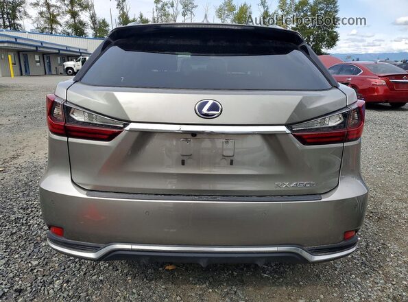 2T2HGMDA4NC089525 2022 LEXUS RX Gold Вид ззаду