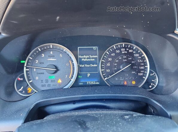 2T2HGMDA6NC076551 2022 LEXUS RX Silver Vista del cuadro de instrumentos