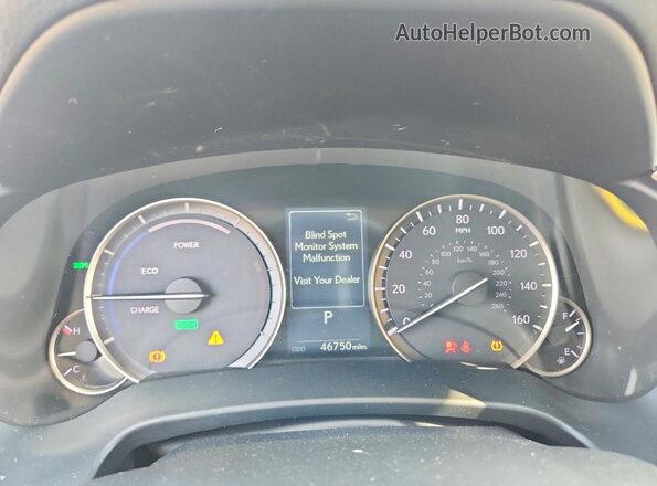 2T2HGMDA7NC077109 2022 LEXUS RX Blue Widok zestawu wskaźników