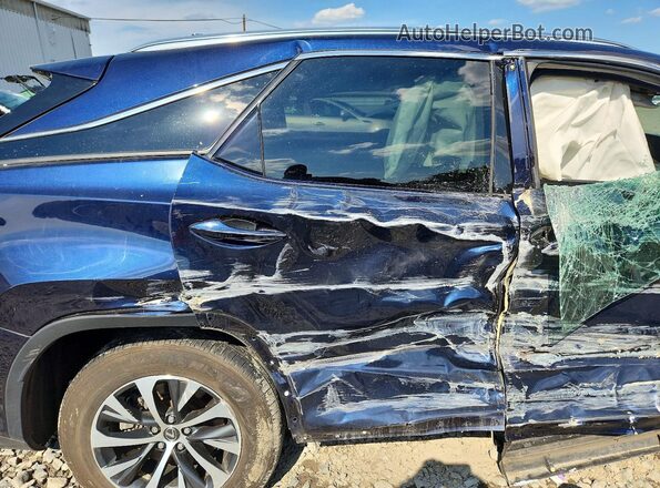 2T2HGMDA7NC077109 2022 LEXUS RX Blue Widok tylnych siedzeń