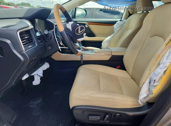 2T2HZMAA7NC253171 2022 LEXUS RX Tan Vista interior delantera