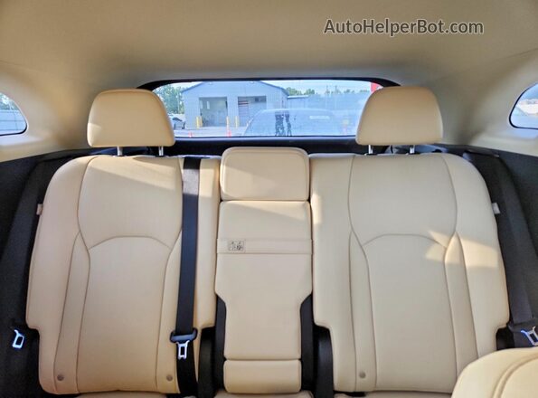 2T2HZMDA5MC290441 2021 LEXUS RX Red Հետևի նստատեղերի տեսք