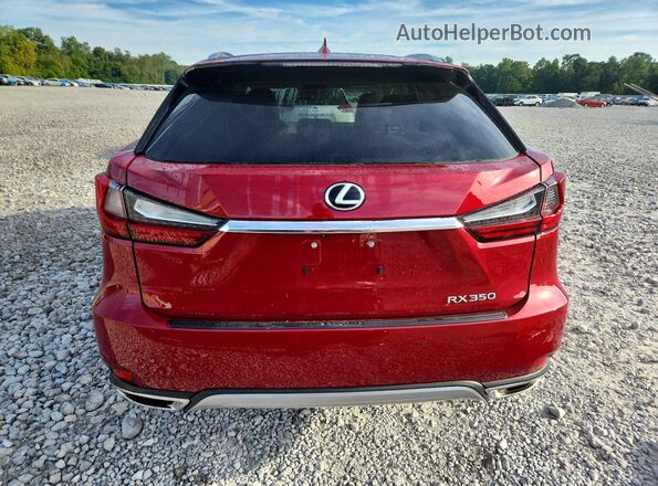 2T2HZMDA5MC290441 2021 LEXUS RX Red Հետևի տեսք