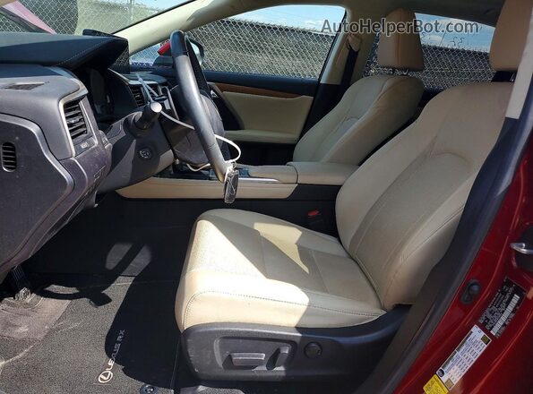 2T2HZMDA9NC348830 2022 LEXUS RX Красный Вид салона спереди