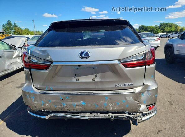 2T2JGMDA3LC044607 2020 LEXUS RX Silver Widok z tyłu