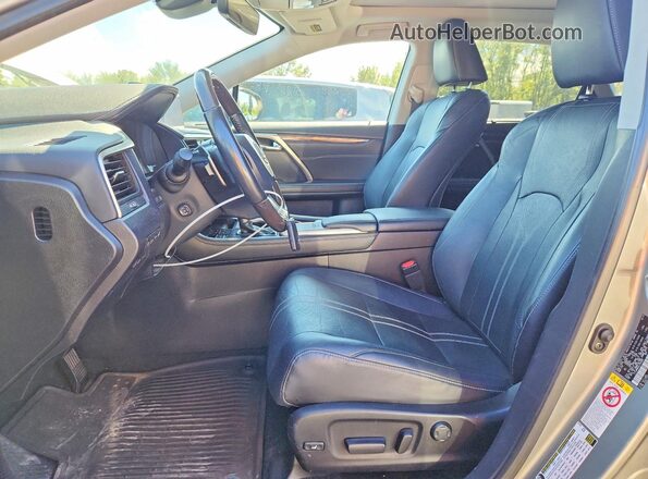 2T2JGMDA3LC044607 2020 LEXUS RX Silver Widok wnętrza z przodu